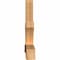 Ekena Millwork Davenport Timber Gable Bracket, Western Red Cedar, 108"W x 40"H x 5 1/2"D x 5 1/2"F, 9/12 Pitch GBW108X40X0606DAV00SWR - alternate 3